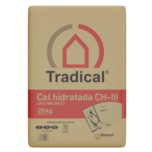 Cal Virgem de 20kg Tradical